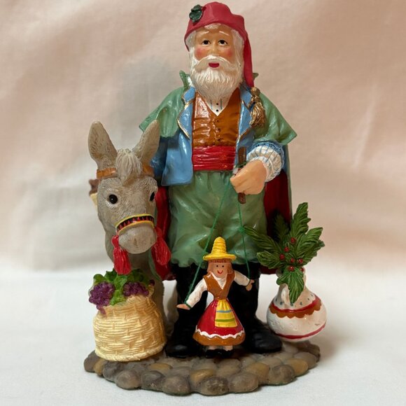 International Resources Other - International Santa Portugal 2000 – Padre Nicholas Resin Figurine 4.25" Holiday